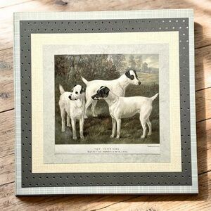 Handmade Fox Terriers Dog Greeting Card